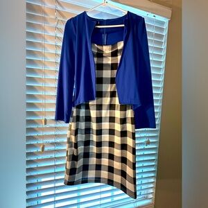 Business Casual Dress with attached Jacket